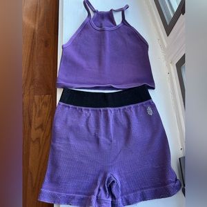 Free People Movement Prajna Short & Happiness Runs Tank